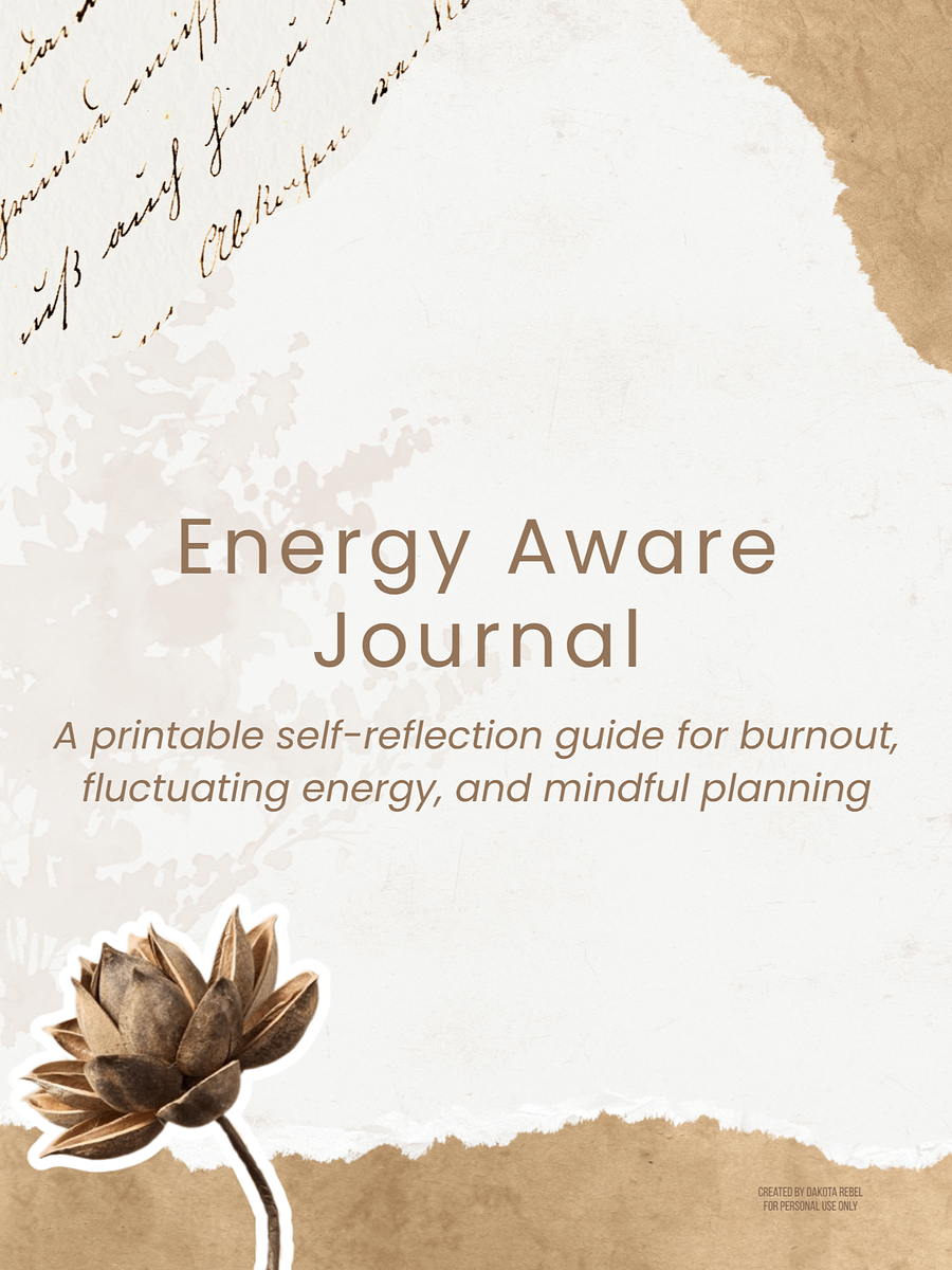 Full Printable Energy Aware Journal - Energy Aware Planning System product image (1)