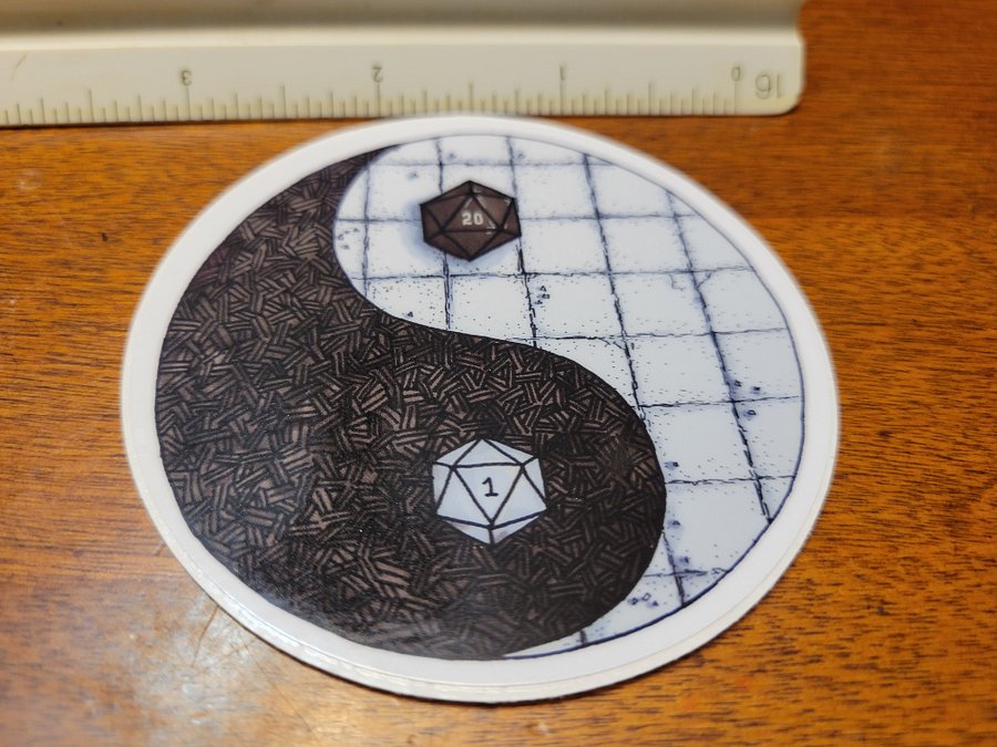 TTRPG Yin-Yang Sticker product image (2)