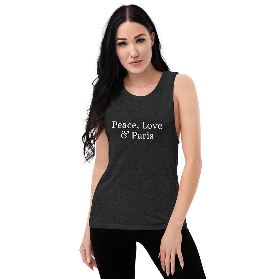 Peace, Love and Paris Women's Flowy Muscle Tank product image (10)