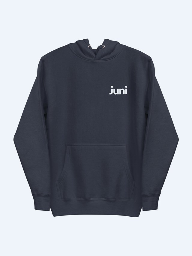 Juni Adult Hoodie, Navy product image (1)