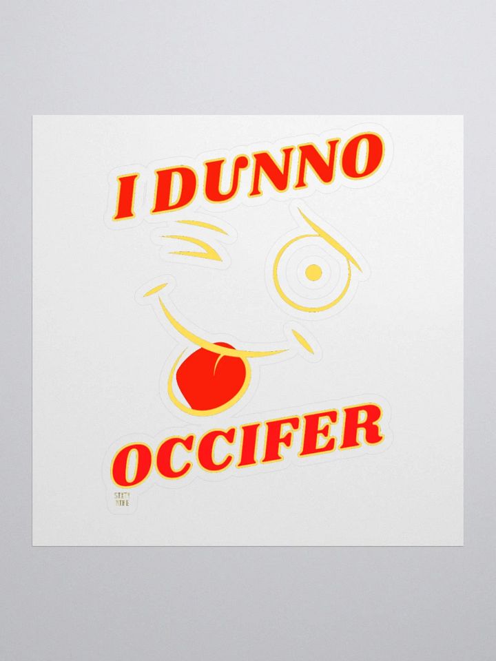 I DUNNO OCCIFER product image (1)