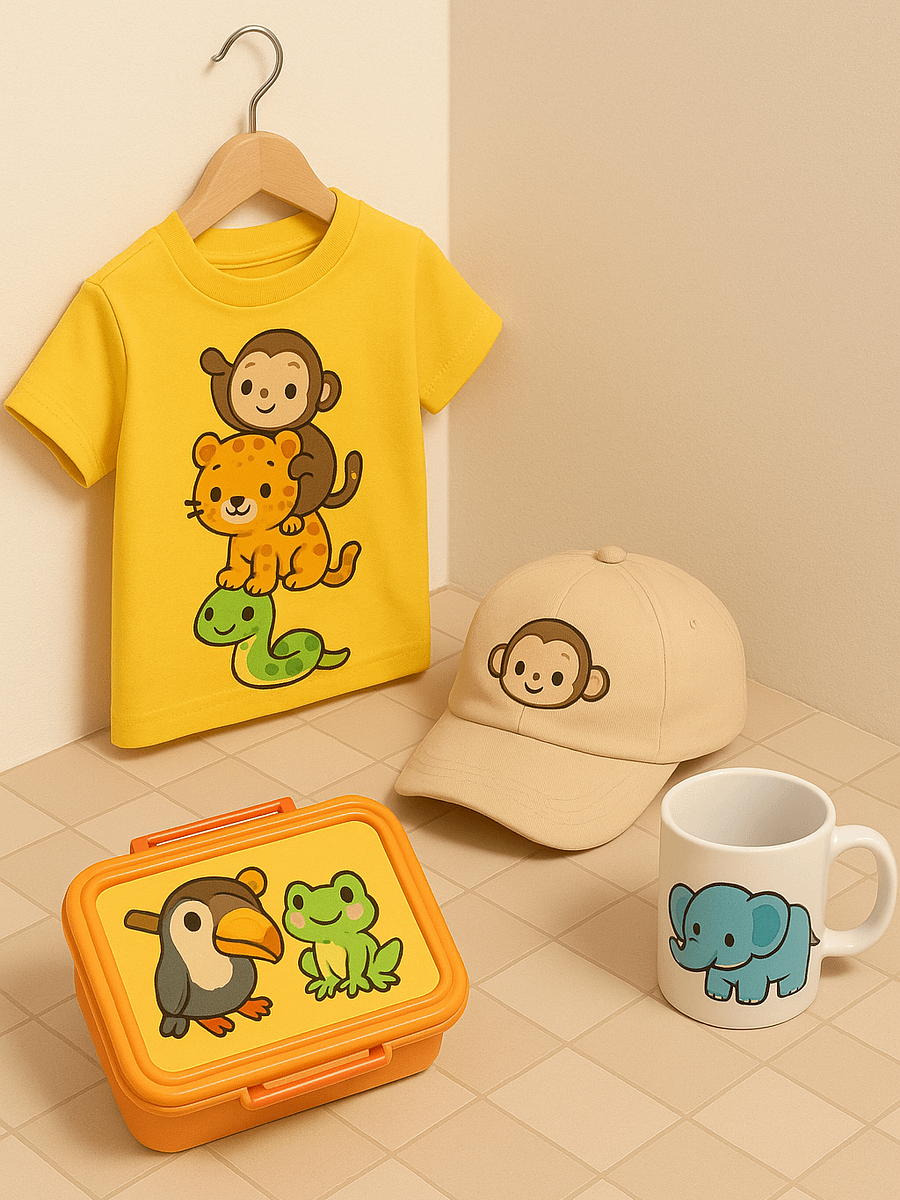 80+ Jungle Animals Vector Graphics Instant Download product image (6)