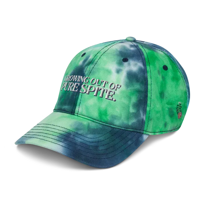 GROWING OUT OF PURE SPITE tie-dye dad hat product image (9)