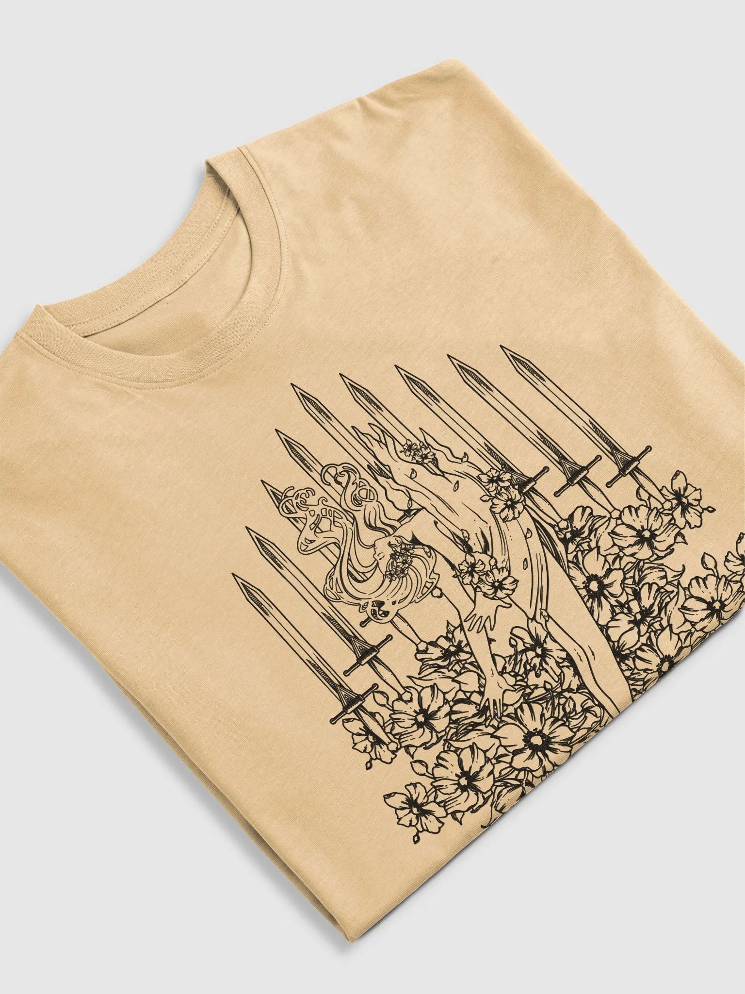 'Give Women Swords' Heavyweight Tee product image (4)