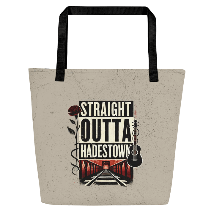 Straight Outta Hadestown Broadway Tote Bag – All-Over Print Musical Theater Tote product image (1)