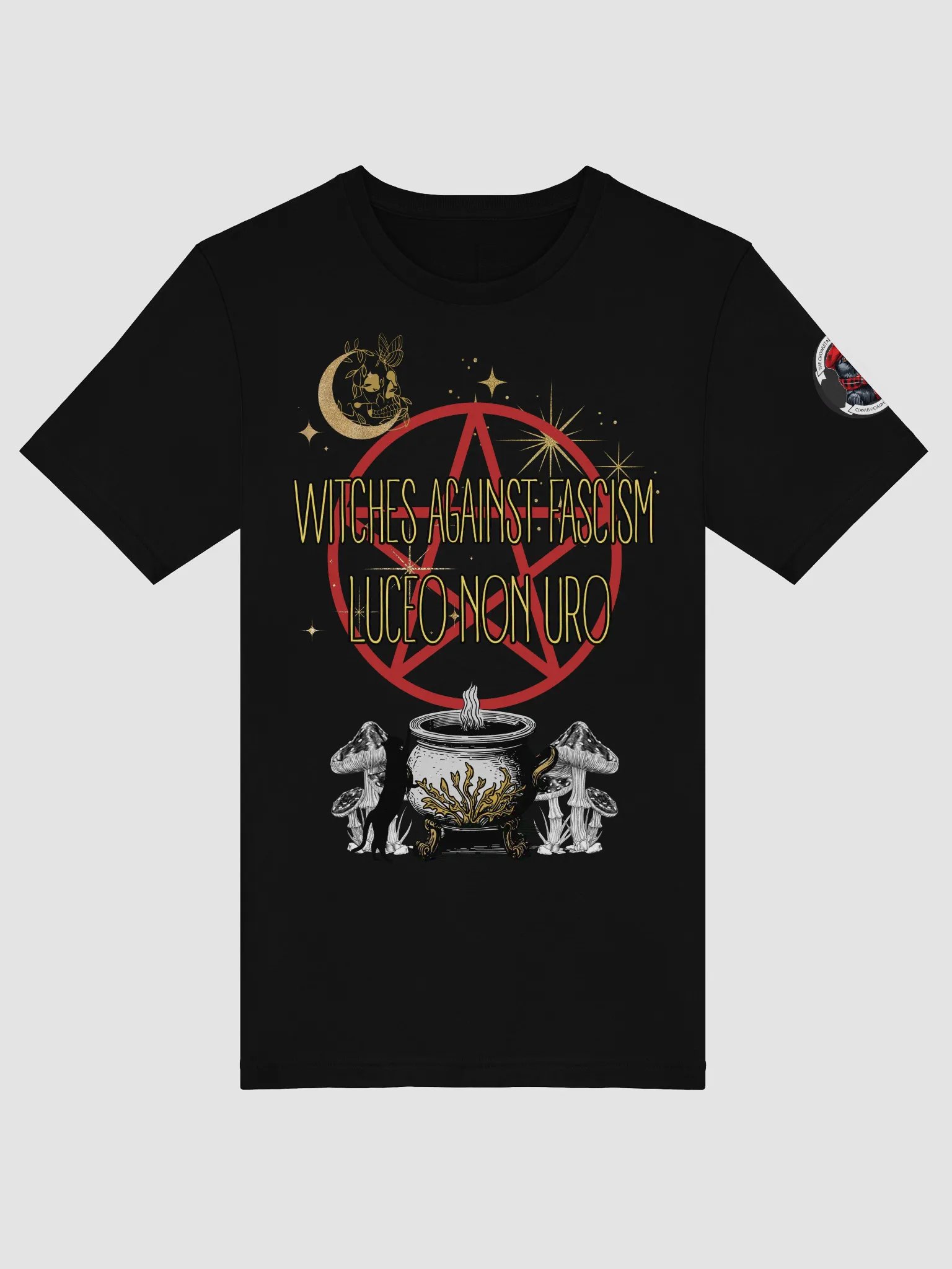 Witches Against Fascism PENTAGRAM - Tee product image (1)