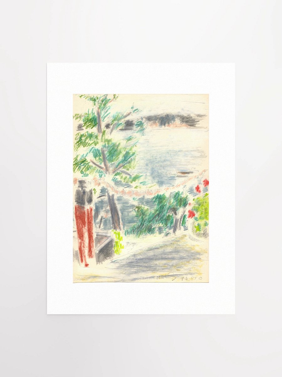 Clyde and Joanne's View 09.16.87 Print product image (1)