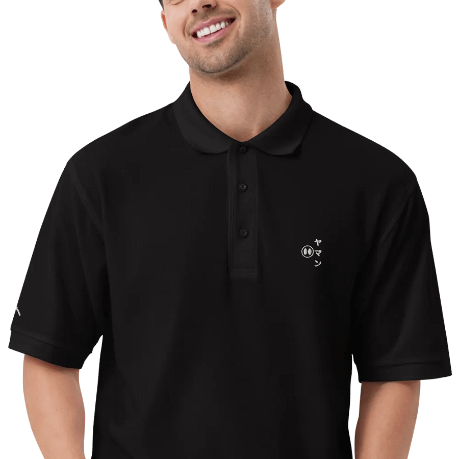 YTR Official Black Polo White Embroidery product image (12)