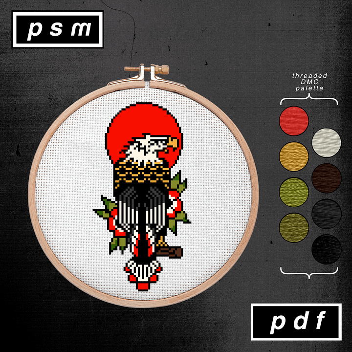 Perched Eagle with Sun Pattern product image (1)