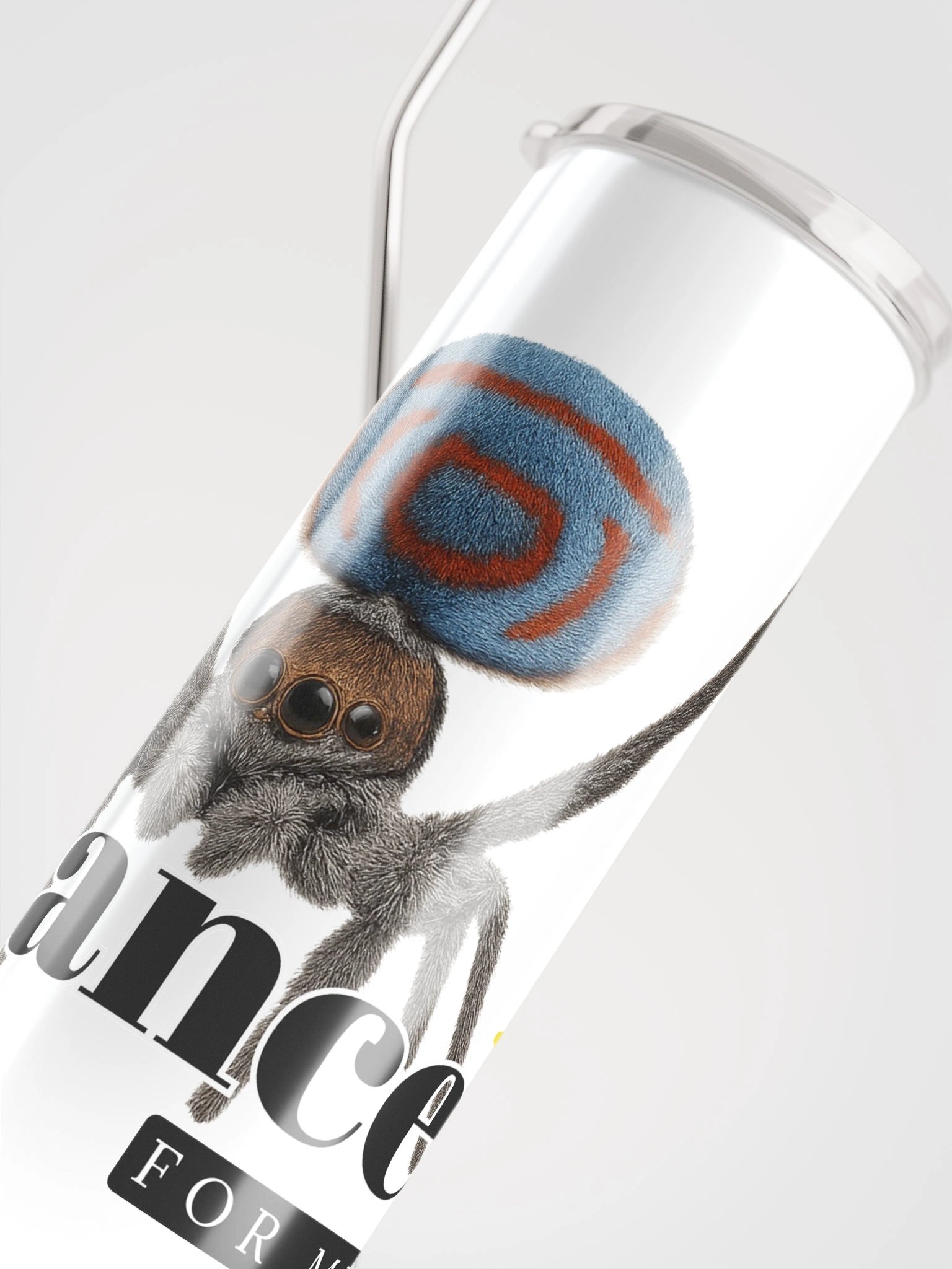 Peacock Spider Dance Stainless Steel Tumbler product image (7)