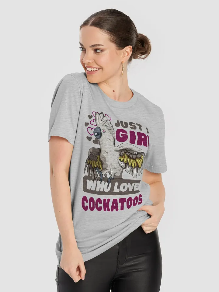 Just a Girl Who Loves Cockatoos – Women's Bird Lover T-Shirt product image (2)