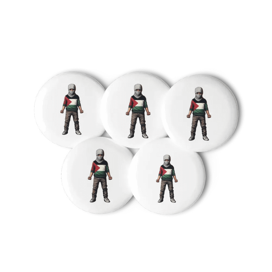Set of Pin Buttons | AI Design FREE PALESTINA product image (3)