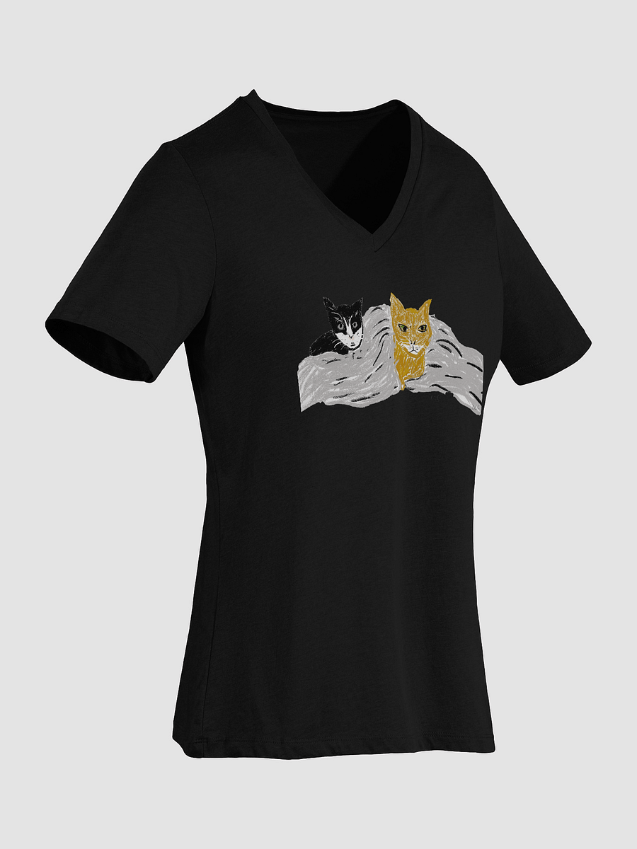 The Kitties Relaxed V-Neck Tee product image (24)