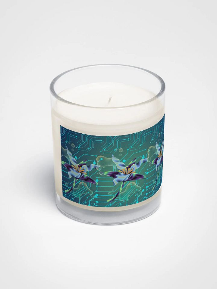 Teal meta-magic soy wax Candle for chic genZ ladies a product image (2)