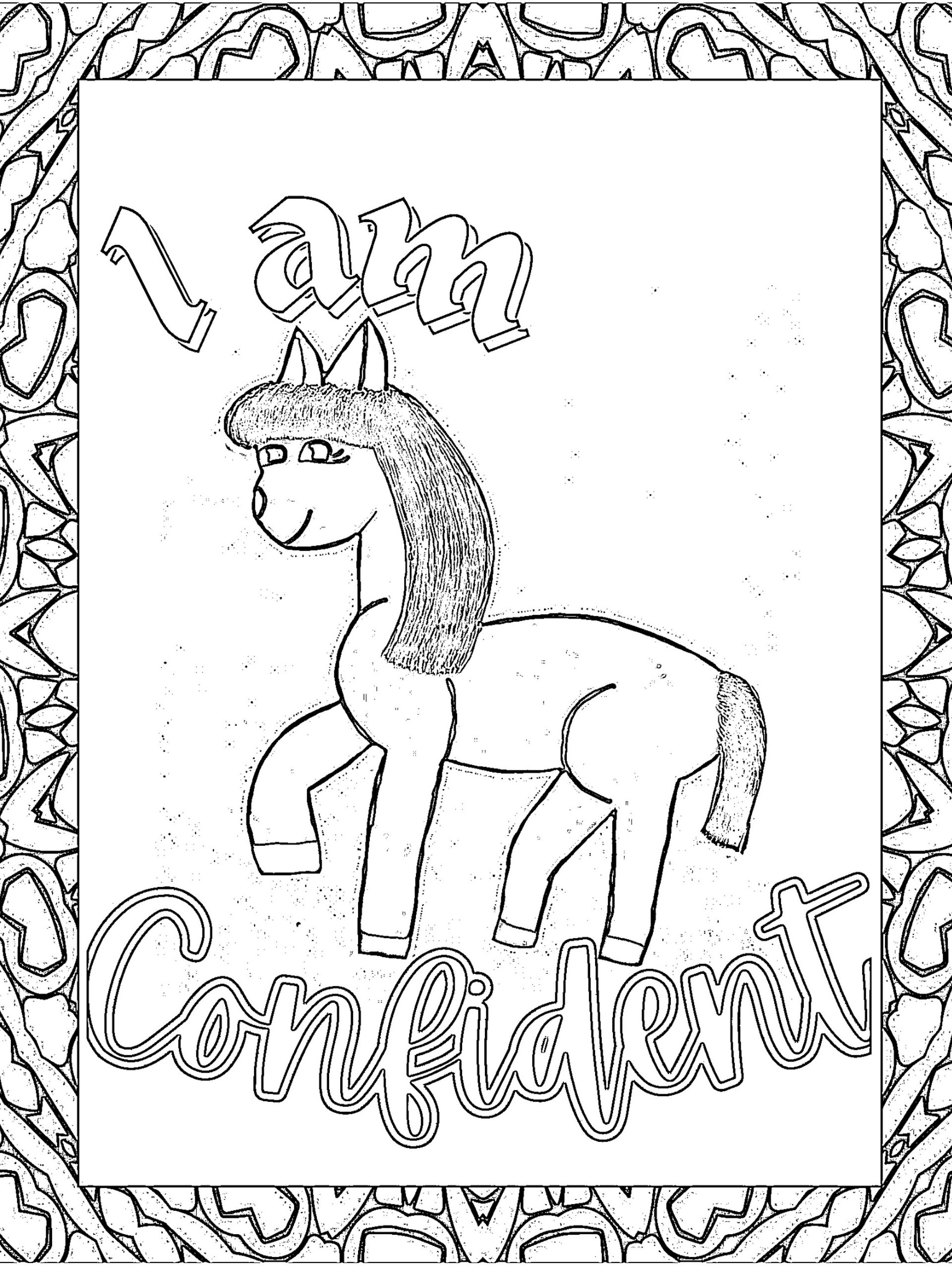 Growth Mindset Affirmations for Kids with Fun Farm Animals to Color: Self Esteem Coloring Books for Children product image (5)