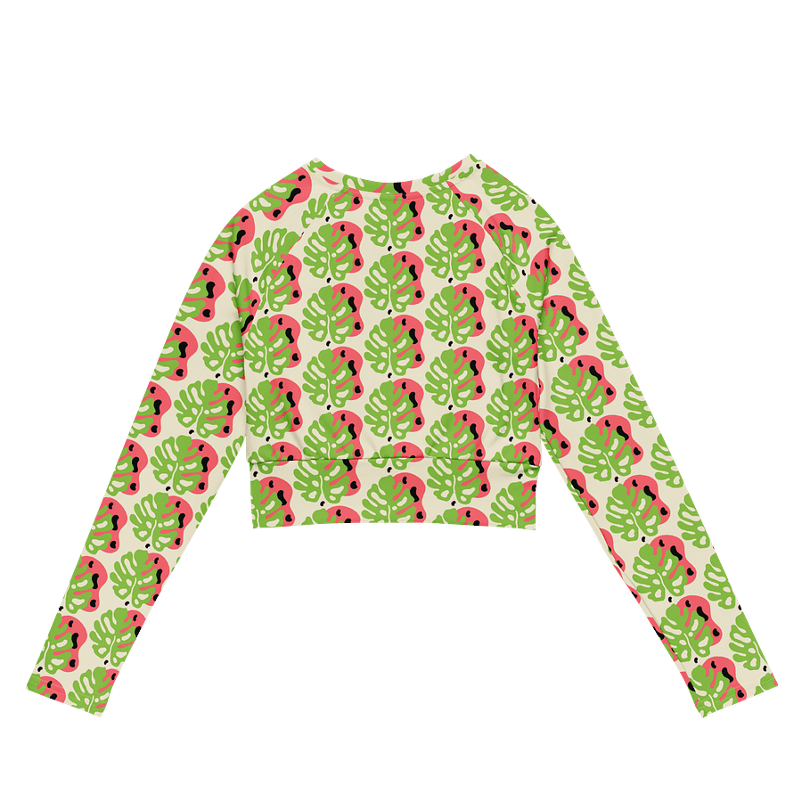 Monstera Dream All-Over Print Crop Top product image (7)
