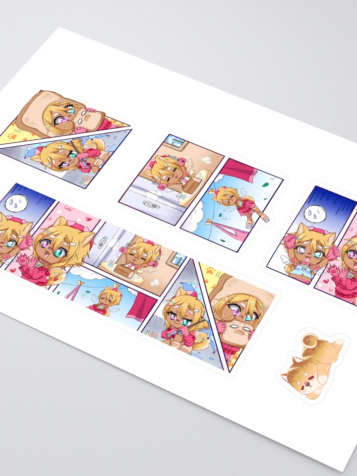 Miyu's Comical Life Sticker Sheet (6 Stickers) product image (2)