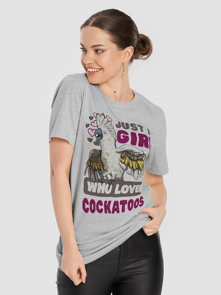 Just a Girl Who Loves Cockatoos – Women's Bird Lover T-Shirt product image (2)