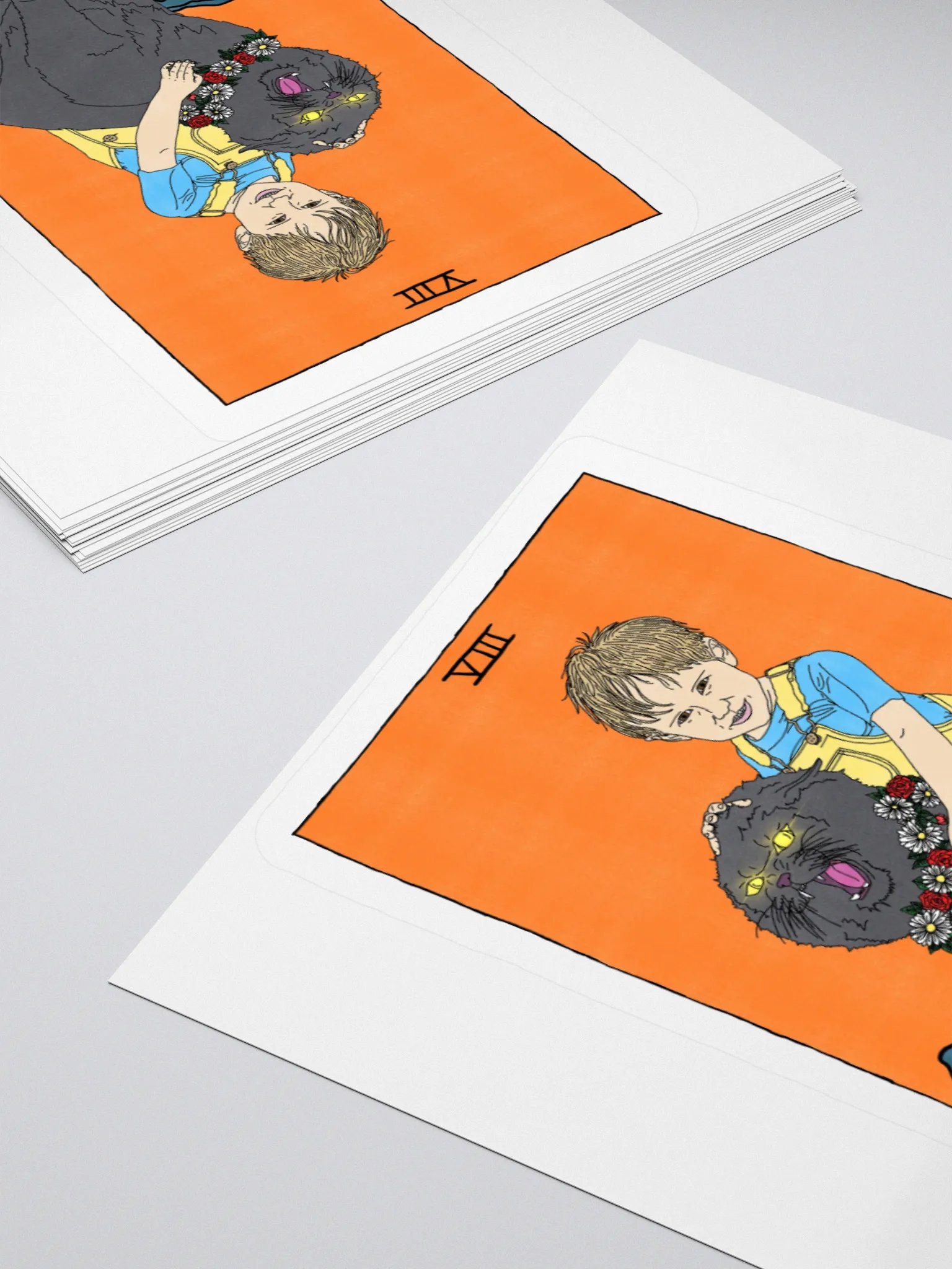 Gage and Church Strength Tarot Card Sticker product image (4)