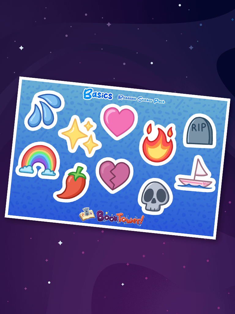 Basics Sticker Pack - Sticker Sheet product image (1)