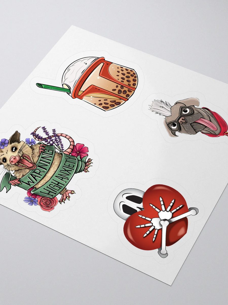 Whimsical Cartoon Stickers Set product image (3)