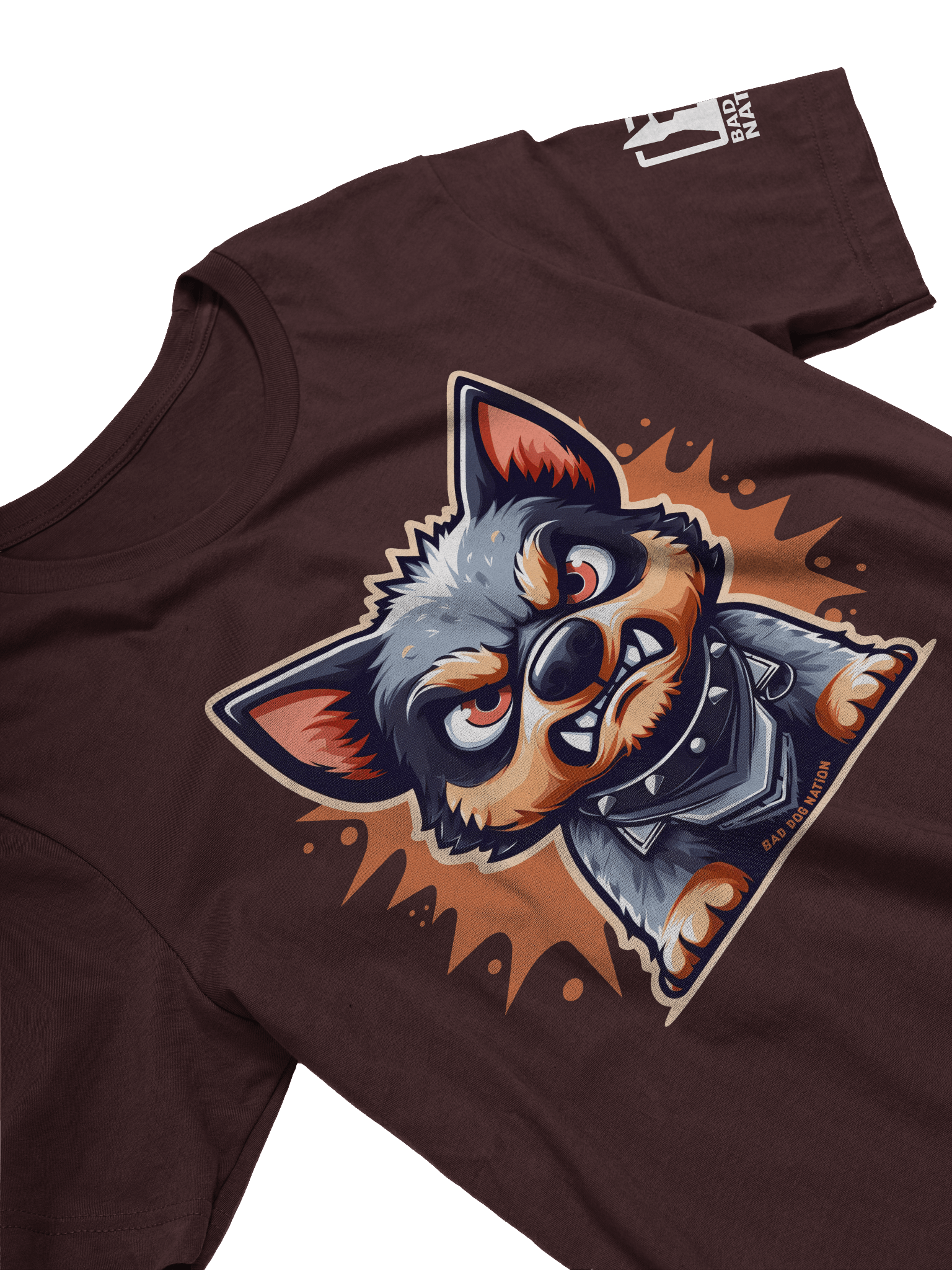 Australian Cattle Dog/Blue Heeler Angry Pup - Premium Unisex T-shirt product image (2)