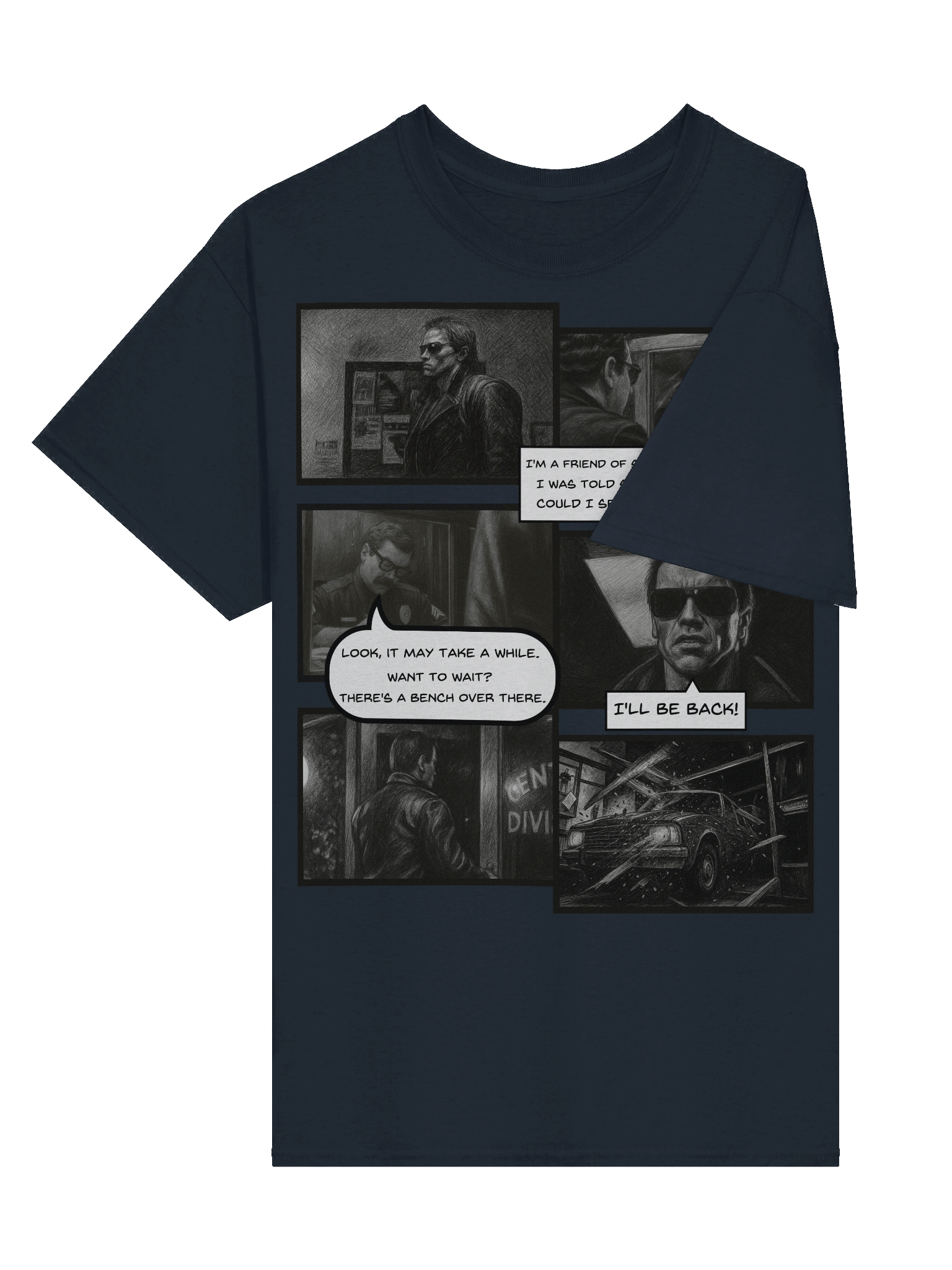 The Terminator inspired I'll Be Back Scene Tee product image (23)