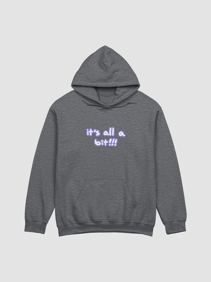 “It’s all a bit!!!” (lined design, #9081ED) classic hoodie product image (14)