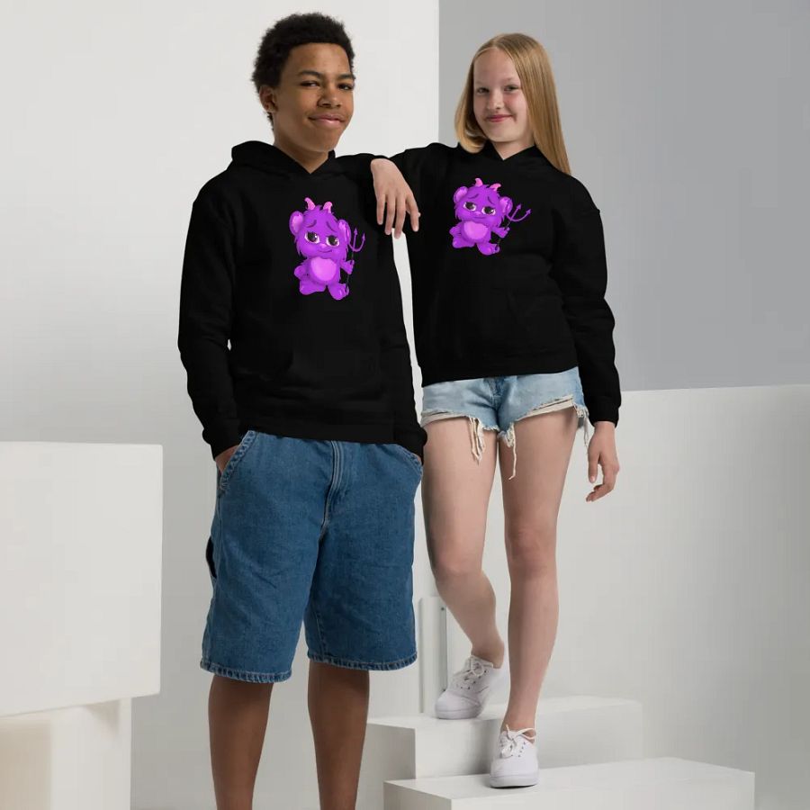 Kids Purple Devil Hoodie product image (3)
