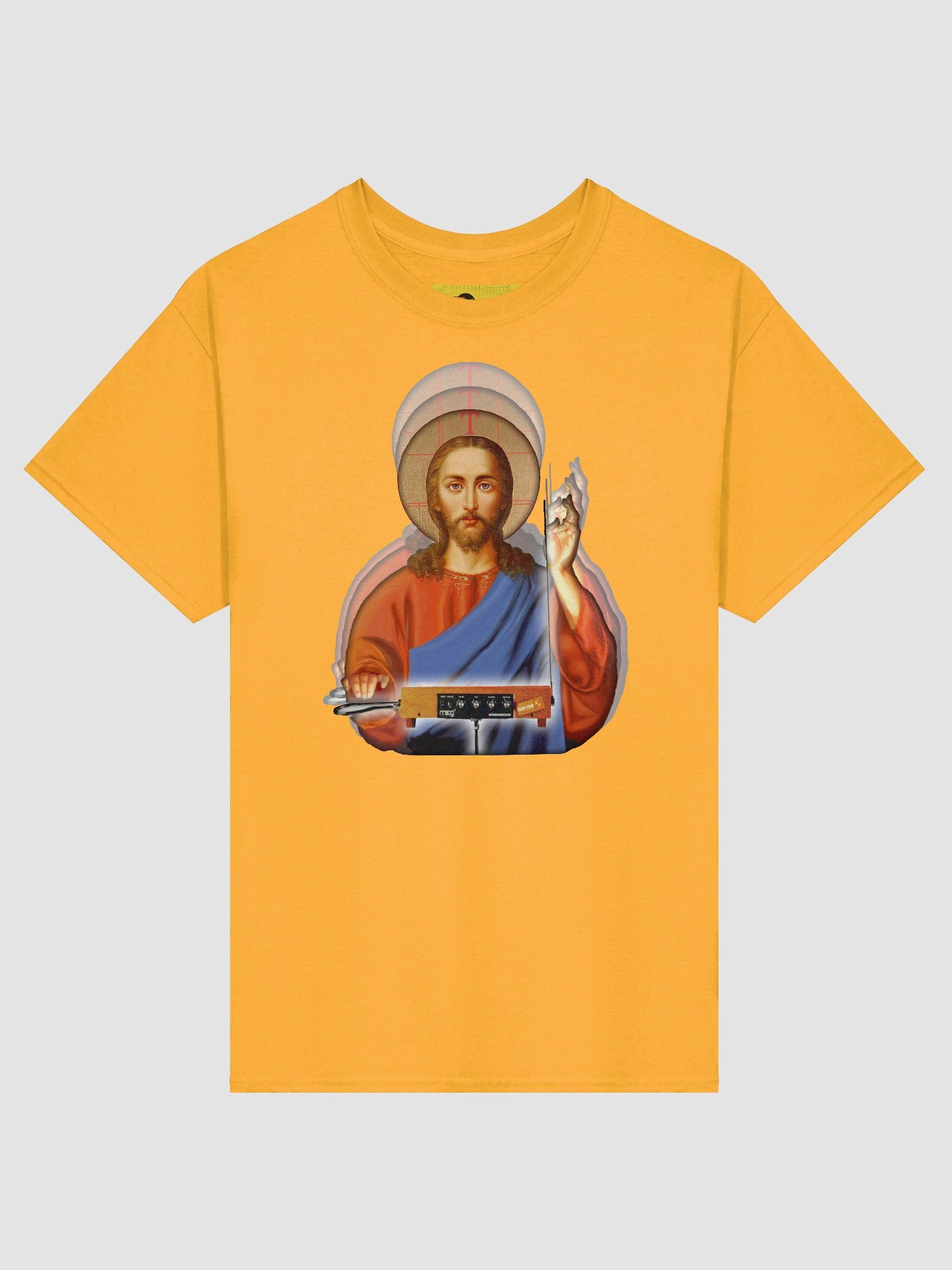 The Holy Theremin by Frank Fonik, Techno EDM Unisex t-shirt product image (3)