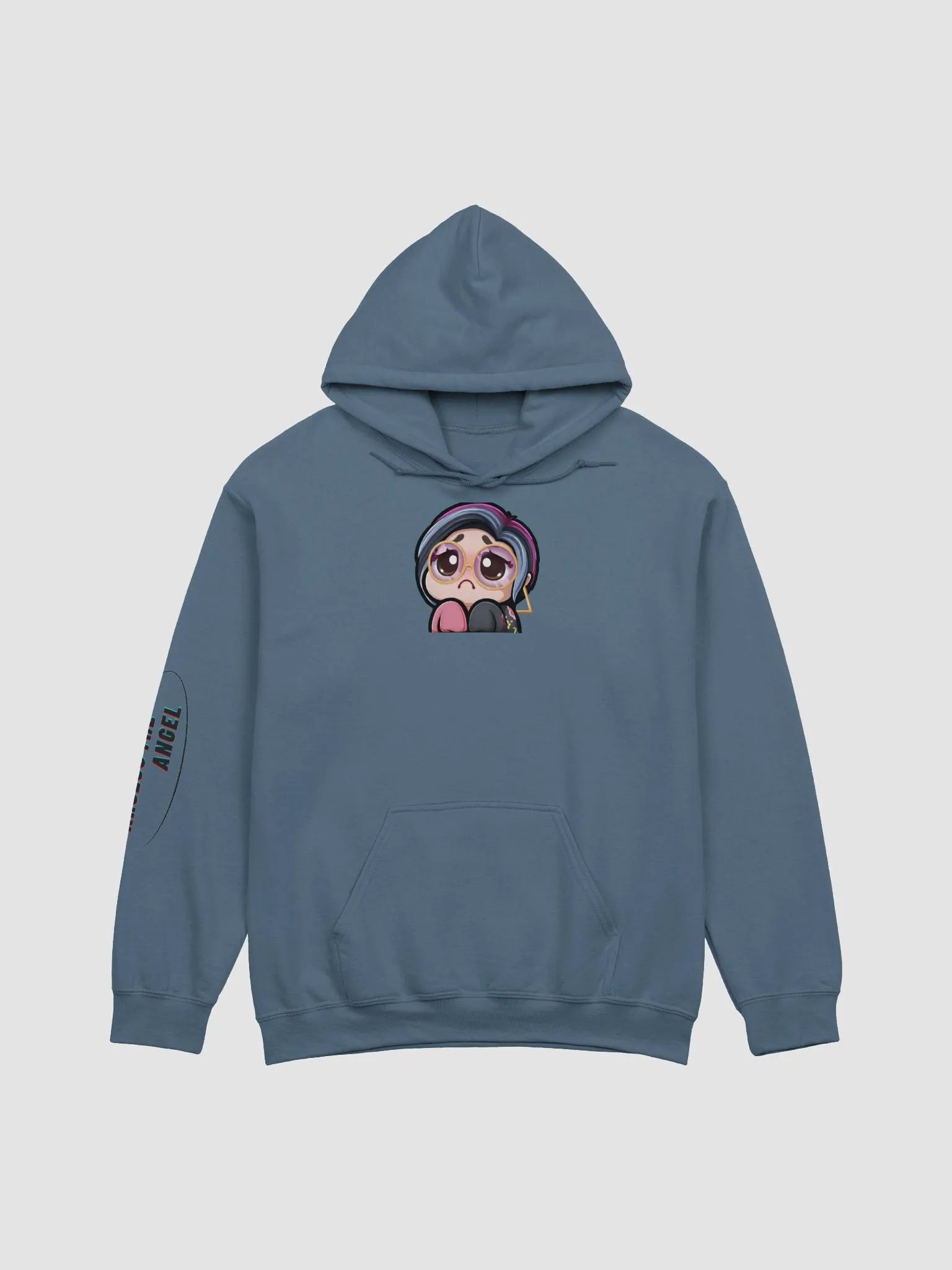 arc yui beg blue hoodie product image (1)