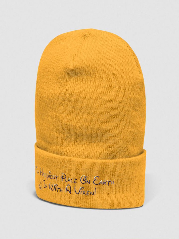 Happiest Place On Earth Is With A Vixen cuffed beanie product image (8)