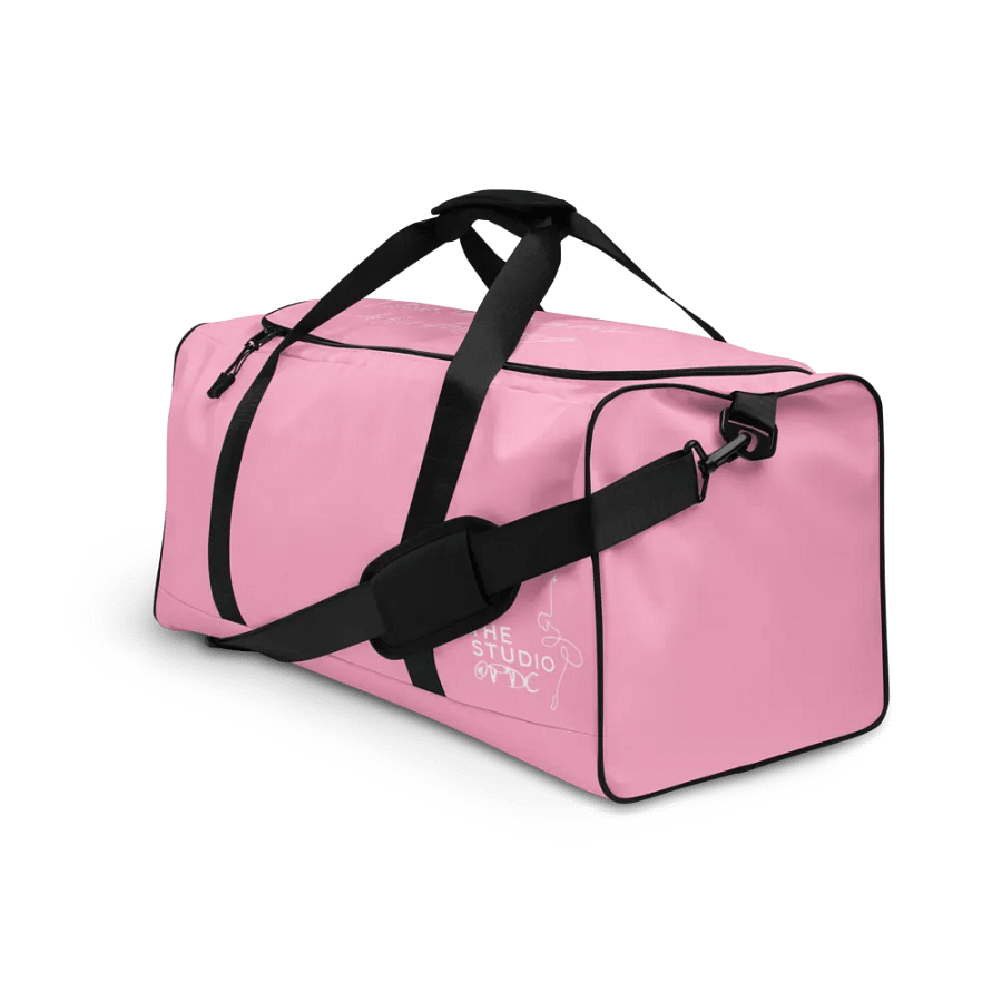 Large Dance Bag | Pink with White Logo and Quote product image (4)