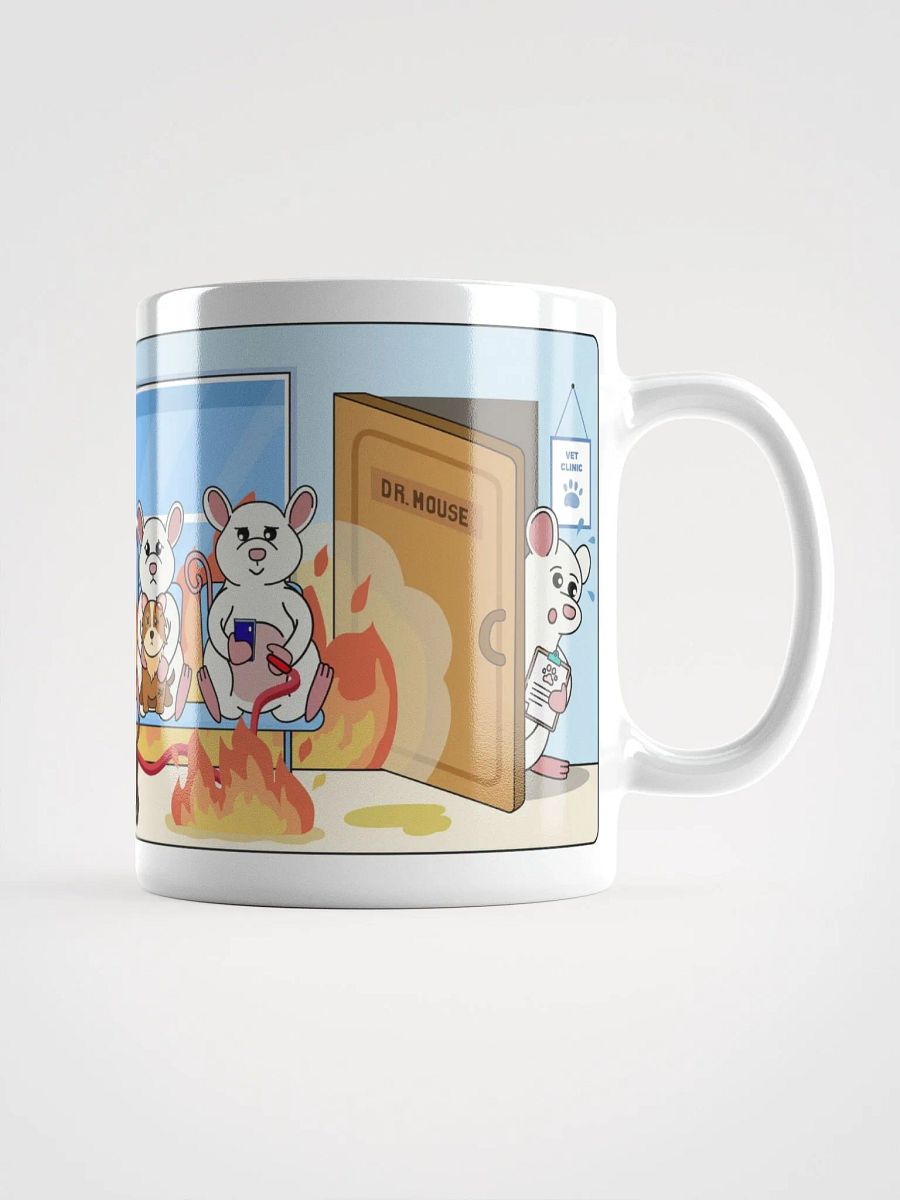"Burning vet clinic" Ceramic mug product image (4)