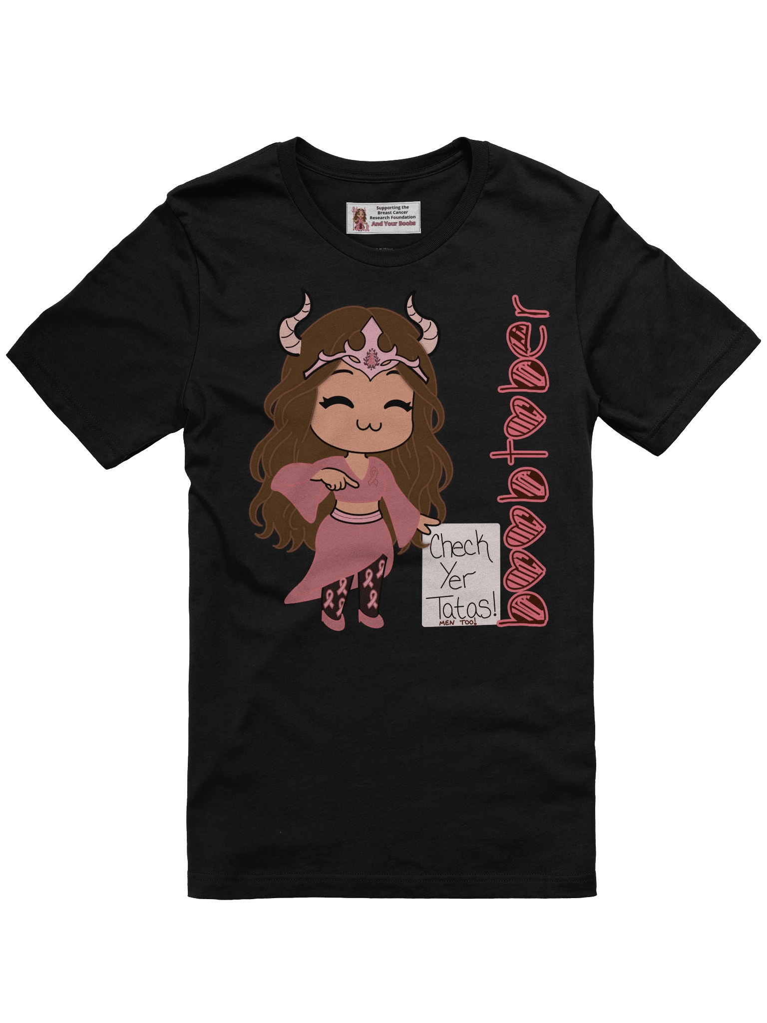Check Yer Tatas - Boobtober Classic Pink Tee product image (9)