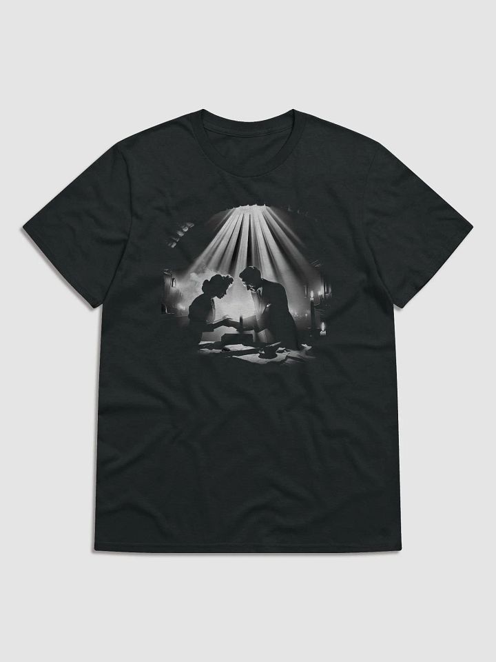 Noir Secrets: The Attic Conspiracy (Front Print Womens Tee) product image (1)