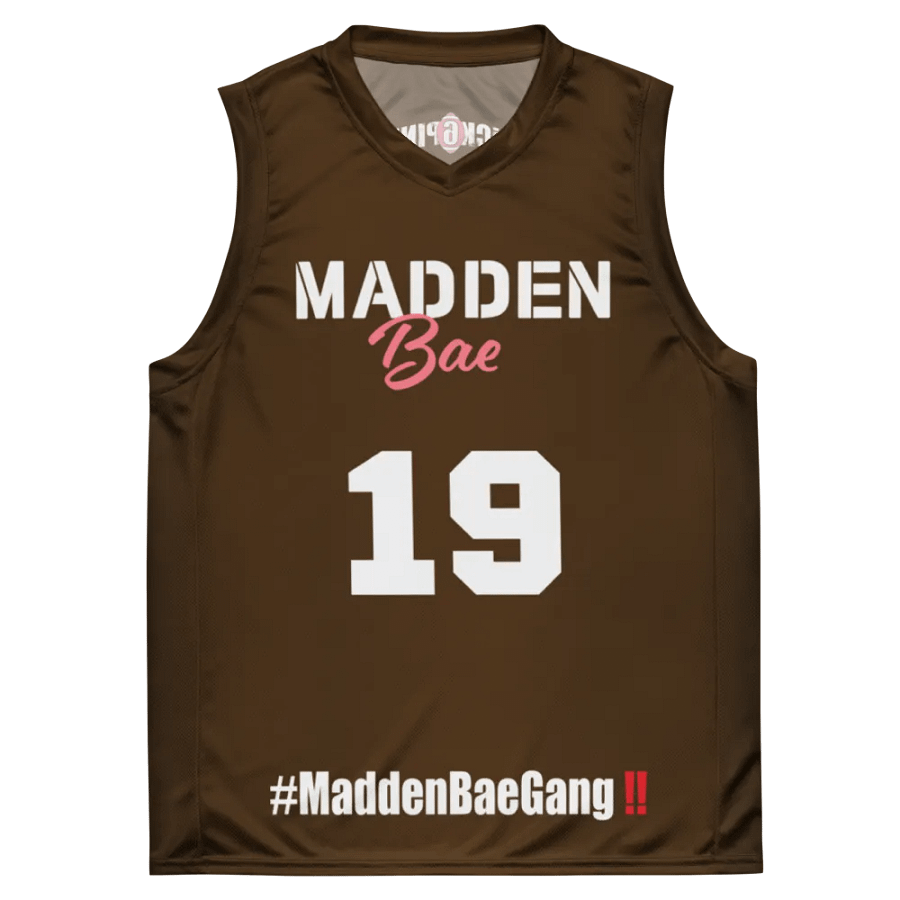 MaddenBae Gang Jersey 👨‍🎨 (Brown + White Logo) product image (1)