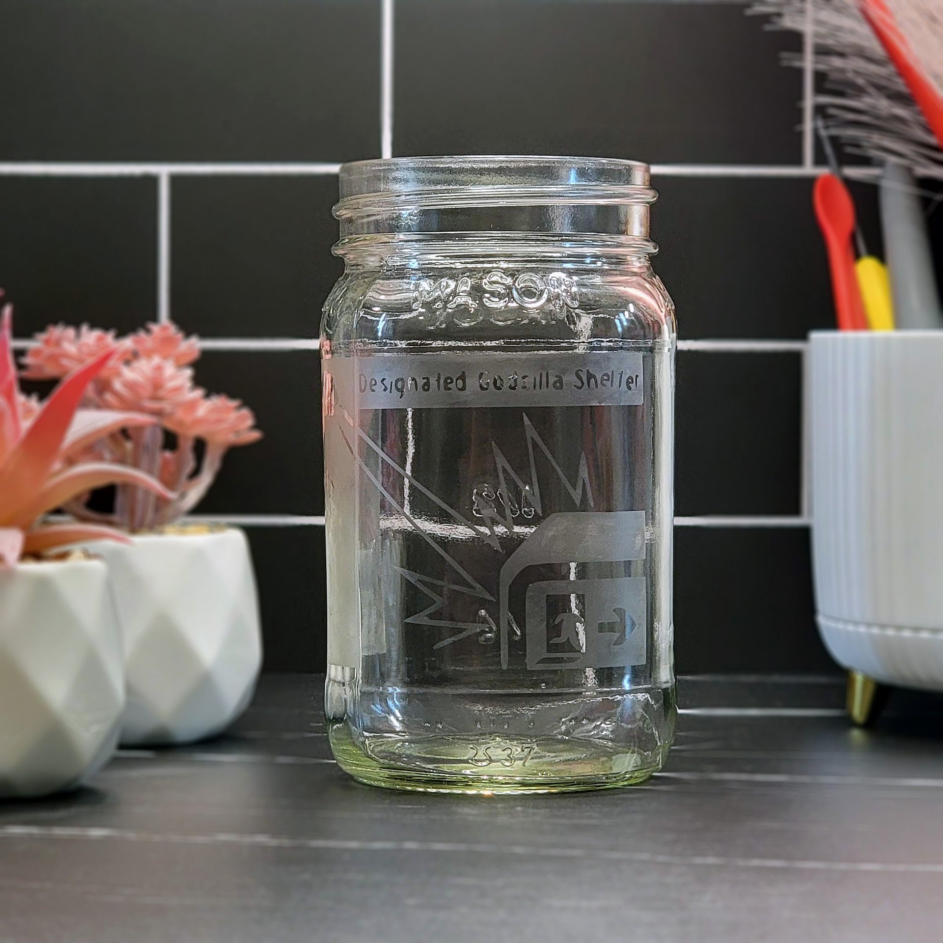 Your Custom Logo! 16oz Square Mason Jar Kit product image (2)