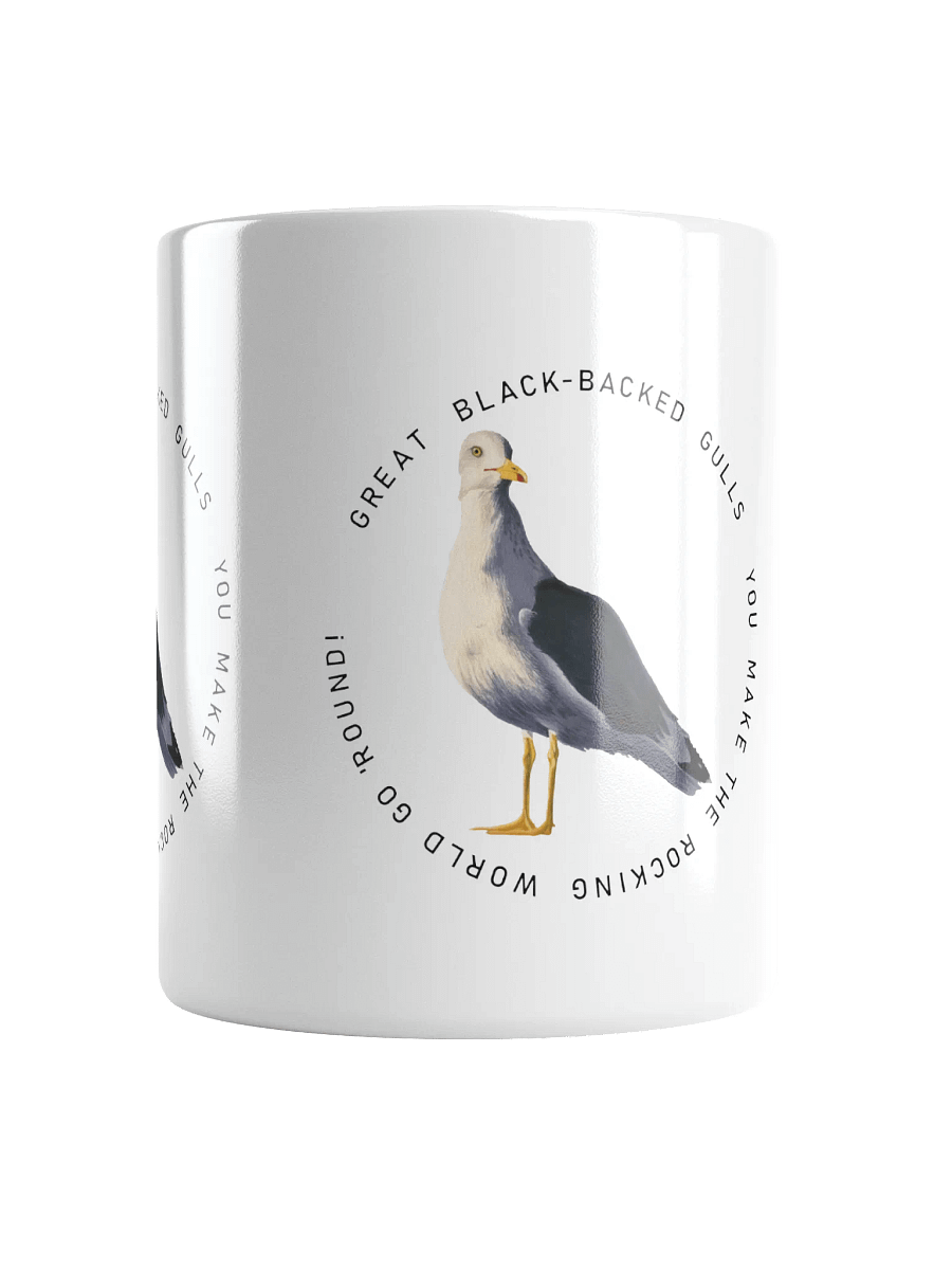 Black-Backed Gulls white mug product image (5)