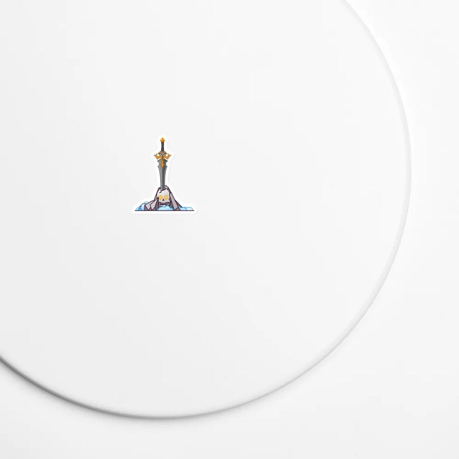 Sword in the Skull - Argent Variation - Magnet product image (5)