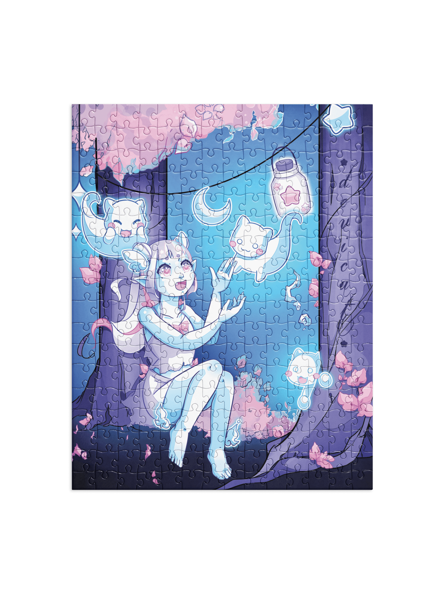 Puzzle • CandiCat Ghost Girl & Ghost Cats • 2024 product image (1)