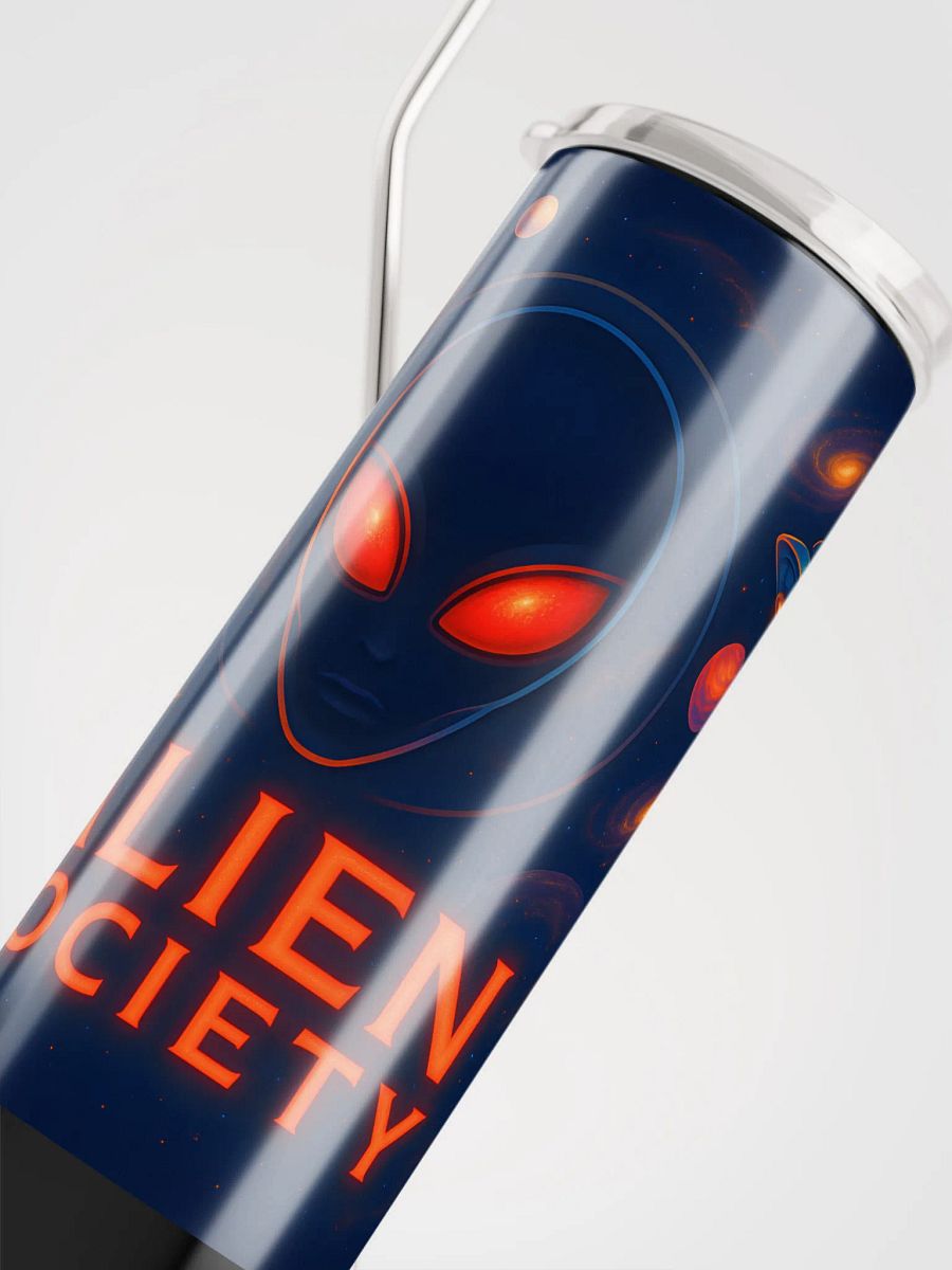 Galactic red eyes alien Insulated Tumbler product image (4)