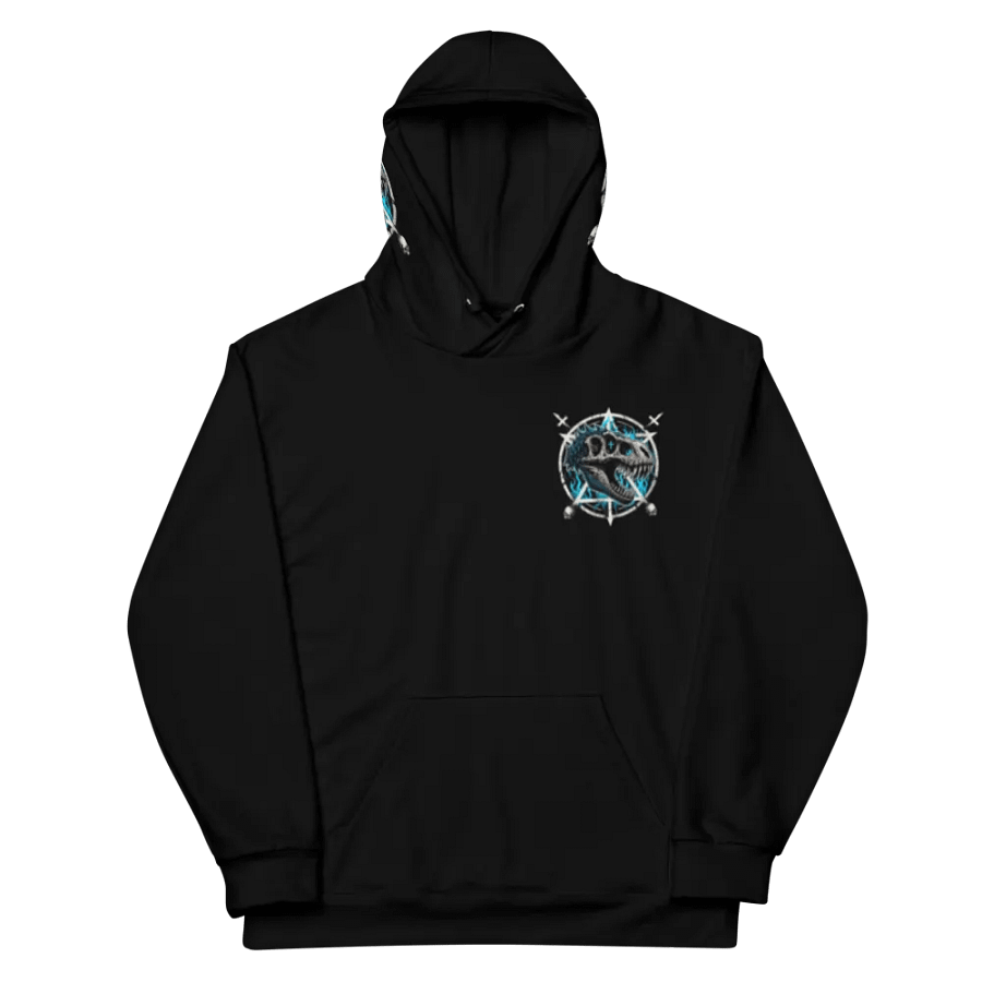 Rock Blue flame all over print hoodie product image (11)