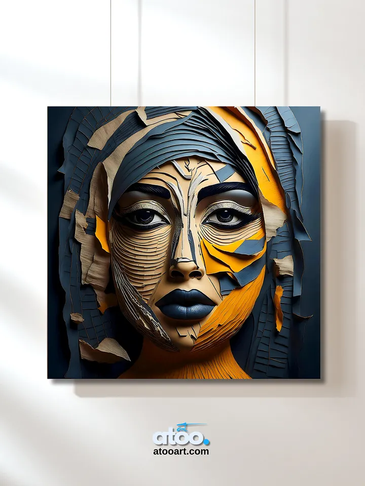 Paper Collection | Queen of Time | Canvas Art Painting product image (2)
