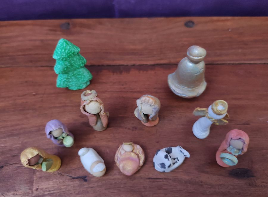 Presépio miniatura, conjunto de 11 peças product image (9)