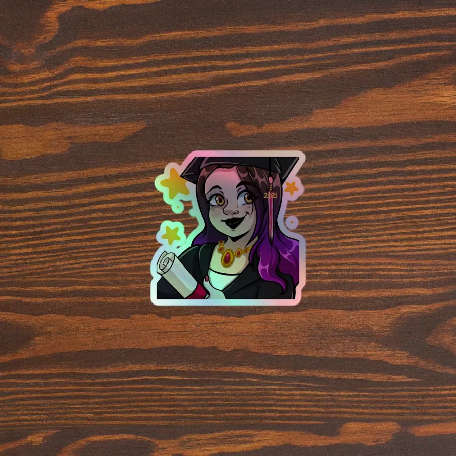 Big Brain Smarts- Holographic Sticker Set product image (5)