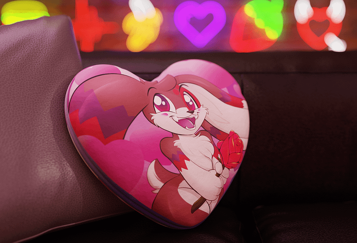 Bubblez Heart Hug Throw Pillow product image (1)