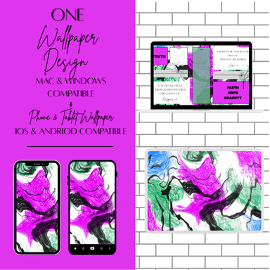 Living Waters Affirmation Wallpaper v4 product image (1)