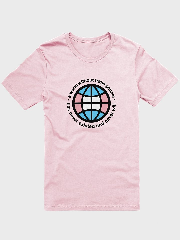 a world without trans people t-shirt product image (1)