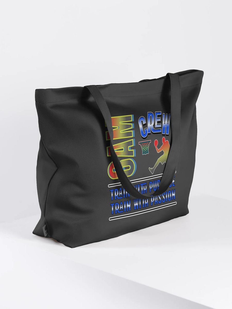 6AM Crew Train With Purpose Train With Passion Basketball Motivational Tote product image (1)